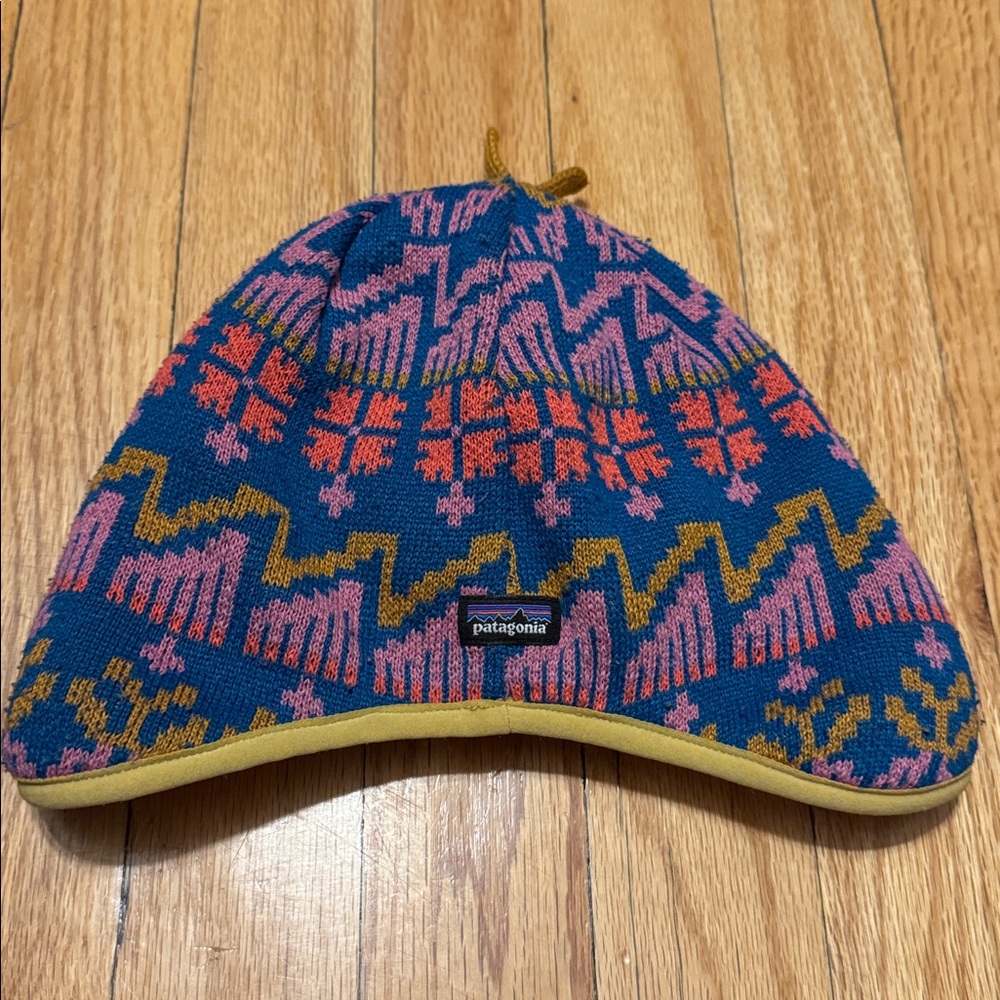 Patagonia Baby Reversible Beanie Winter Hat 18-24M
